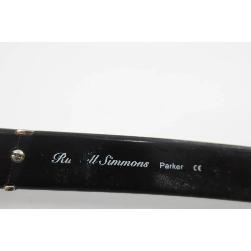 Russell Simmons Parker Charcoal Gray Semi Rimless Eyeglass Frame 57-18-150 35612